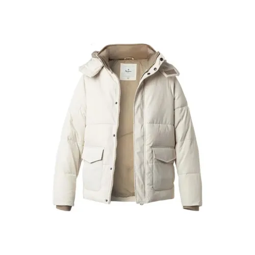 Pepe Jeans Белый Мужской Пуховик