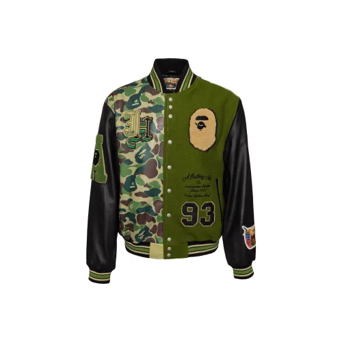 A BATHING APE JEFF HAMILTON Collaboration Зеленая Унисекс Куртка