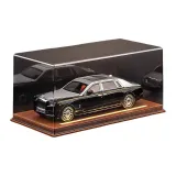 Призрачный [Черно-серебро] + Коричневая кожа Пыль Покрытие