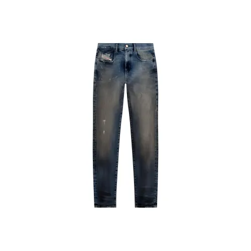 DIESEL SS24 Джинсы Мужские Темно-синие