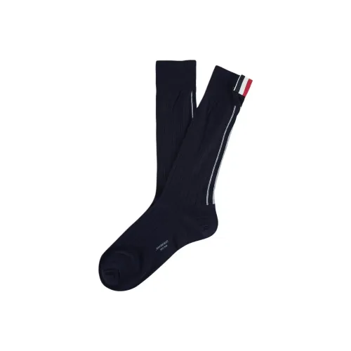 THOM BROWNE 1 шт Синий Женские Носки MID до икры