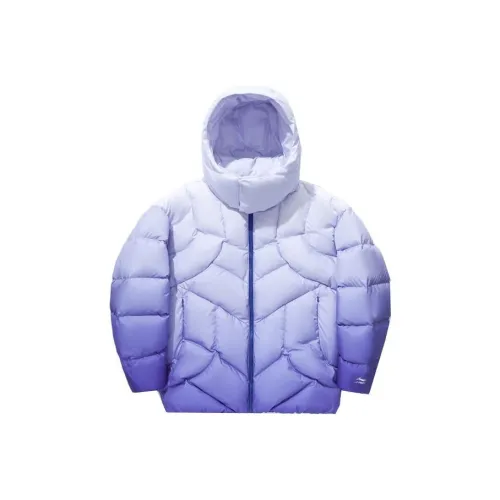 LINING x Steven Harrington Пуховик Мужской Стандартный Белый Shadow Фиолетовый Синий С принтом по всей поверхности