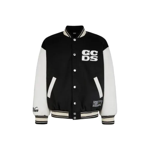 GCDS Черная мужская бейсбольная футболка