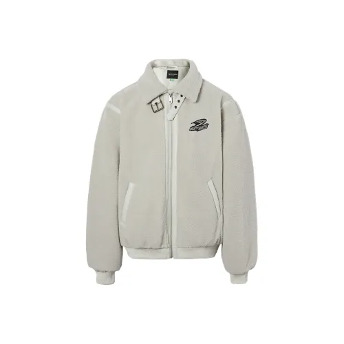 EPTISON Светло-серый Унисекс Бархатные куртки