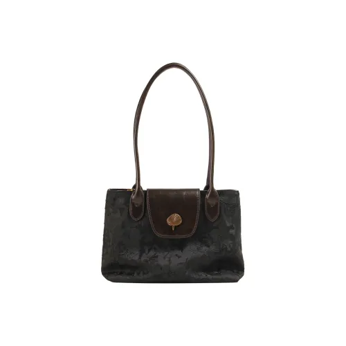 LOSEA Сумка-тоут плечо средний размер женский черный