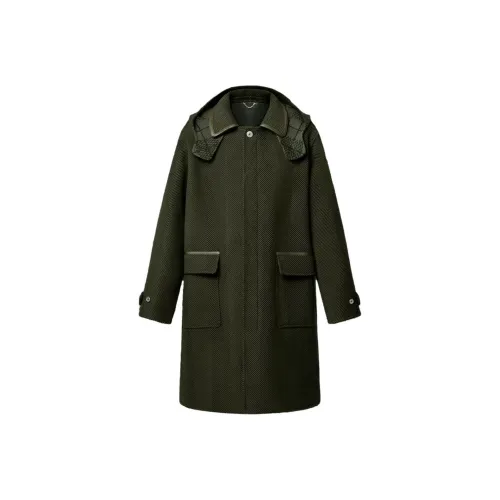 LOUIS VUITTON Зеленое Мужское Пальто