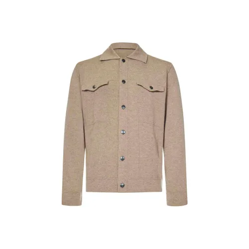 KITON Куртки Пальто Мужской CAMEL