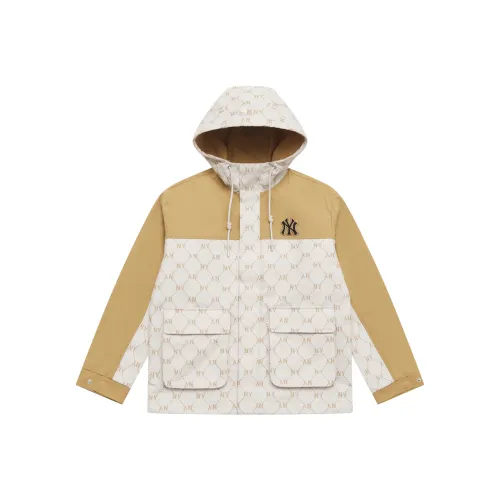 MLB MONOGRAM New York Yankees SS25 Куртка Унисекс Белый Хаки
