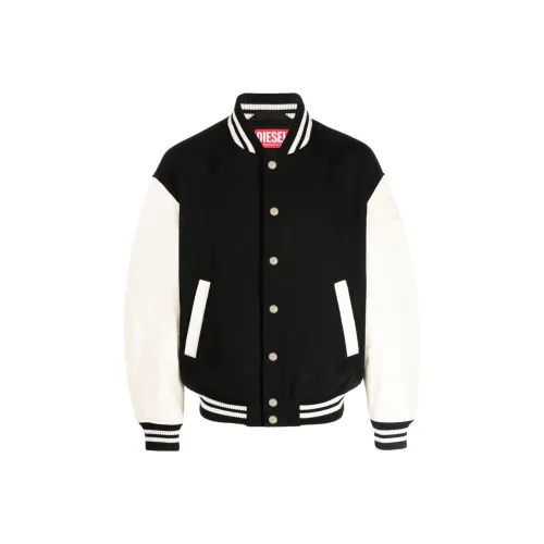 DIESEL Бейсбольная куртка Мужская Черная