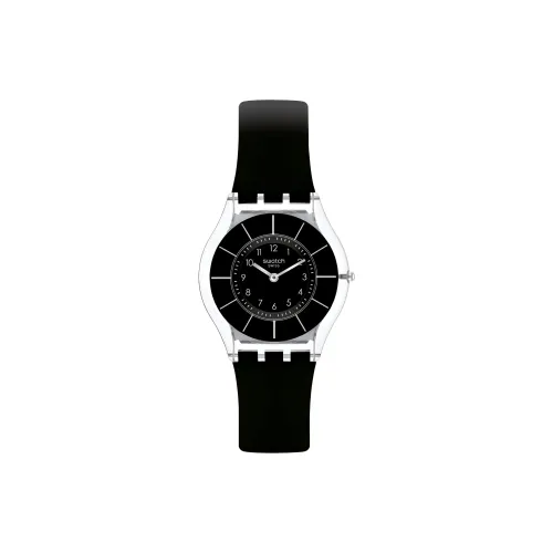 Swatch Quartz Movement Женские часы 34 мм Черные