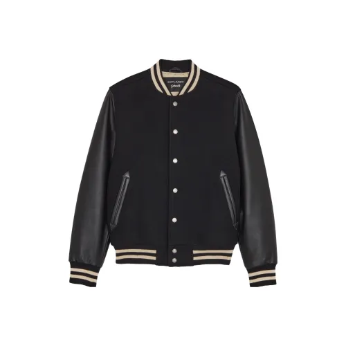 SAINT LAURENT Черная Женская Бейсбольная Джерси