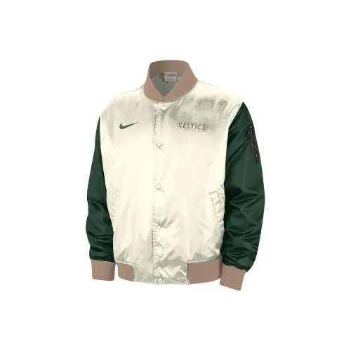 Nike NBA Boston Celtics 2023 24 Городское издание Куртки и Пальто Городское издание 2023 24 Boston Celtics Мужской Парус Белый