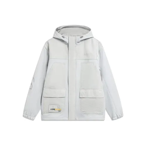 LINING Каменный серый Экрю Мужские куртки
