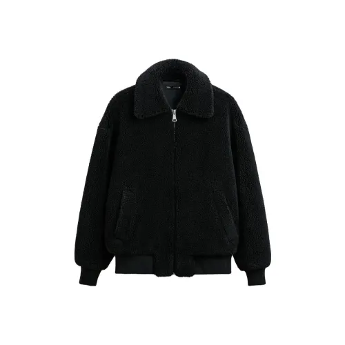 ZARA Мужские черные куртки