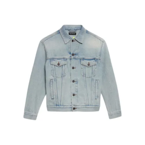 Balenciaga Куртки и Пальто Стандартный крой Мужской Синий