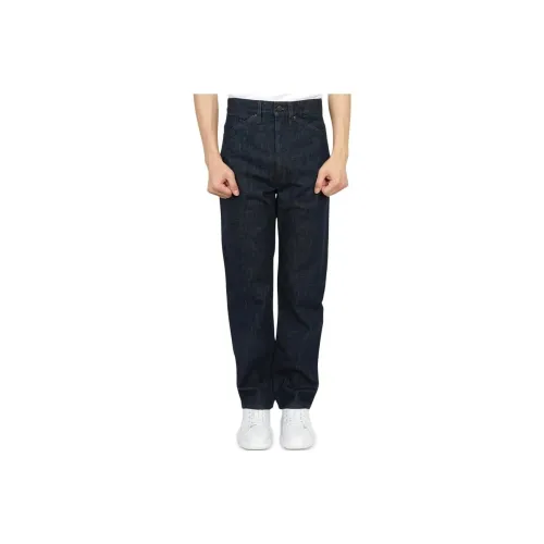 Lemaire Темно-синий Мужской Джинсы