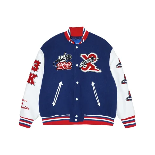 LOOKUN Бейсбольная куртка Унисекс Синий