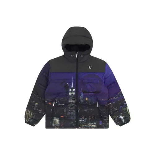 AAPE PPX/Фиолетовый Мужской Пуховик