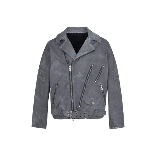 Merge Lab. Куртки Пальто Унисекс Дирти Окрашенное Потертый