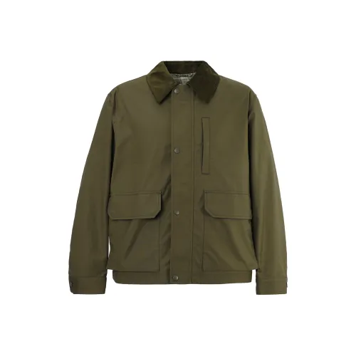 UNIQLO Куртки и Пальто Унисекс Темно-оливковый