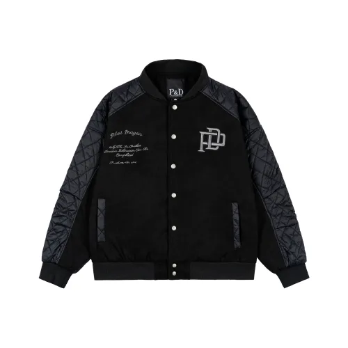 PILOTDRAGON Бейсбольная куртка Унисекс Черный