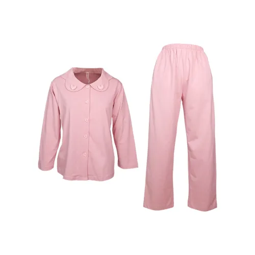 FENTENG Пижамный комплект женский теплый розовый