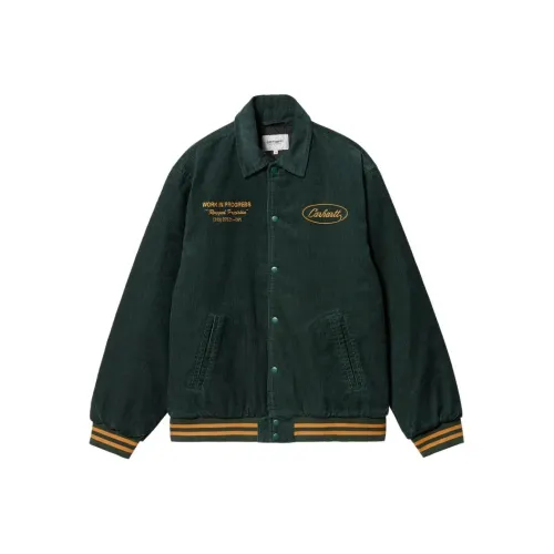 Carhartt WIP FW23 Letterman Куртка Унисекс Explore Зеленый