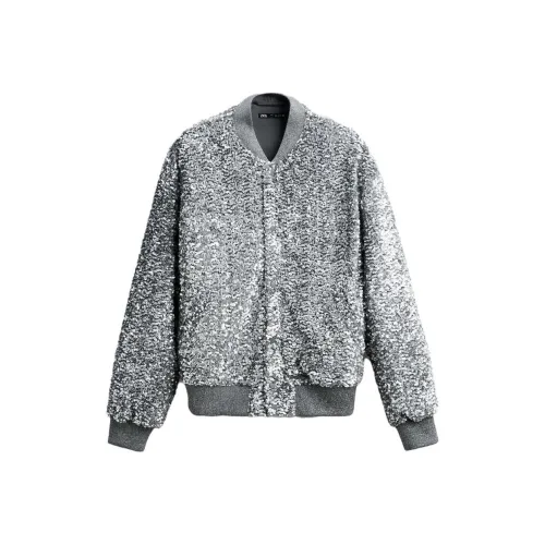 ZARA Silver Мужские Куртки
