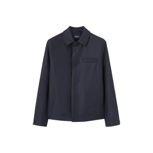 Loro Piana Морской Синий Мужские Куртки