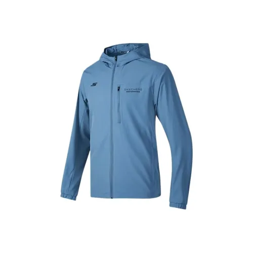 Skechers Basic Sports Series Куртки и Пальто Мужской Копенгаген Синий