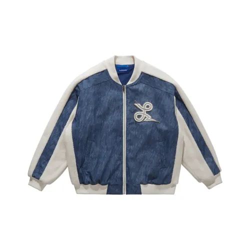 LOOKUN Бейсбольная куртка Унисекс Синий