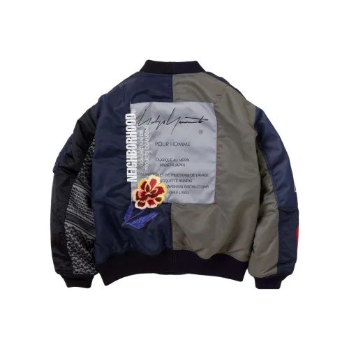 Yohji Yamamoto NEIGHBORHOOD совместный бренд Co фирменный черный унисекс куртки