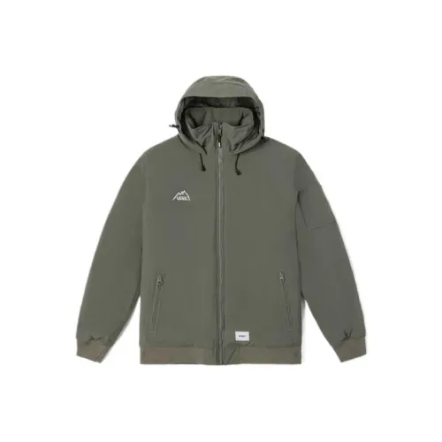 Vans x WTAPS Хлопковый пуховик Куртки Пальто Унисекс Армейский зеленый