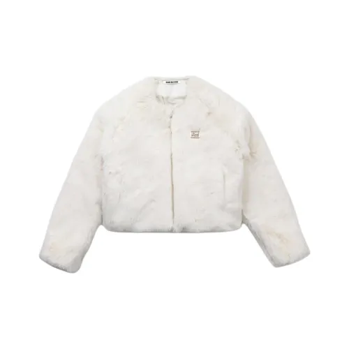 Badblood FW24 Velvet Feel Coat Unisex Cream