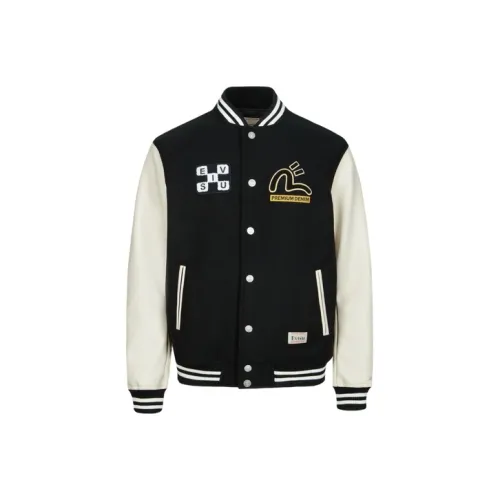 EVISU Черные Мужские Бейсбольные Джерси