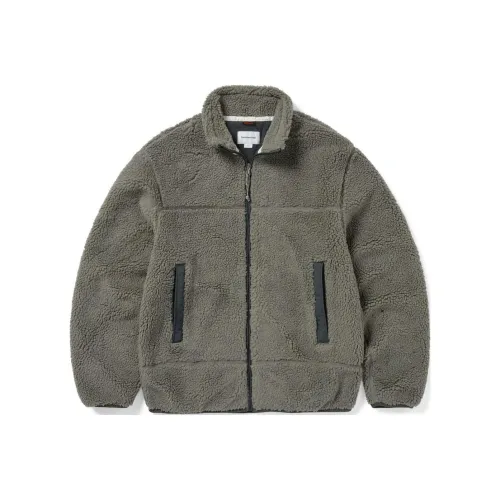Thisisneverthat FW24 Т Шерпа Флис Куртка Бархат Feel Пальто Унисекс Серый