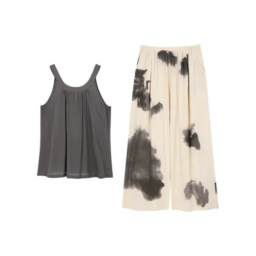 Aannsfam Pajama Комплект Женский Железо Серый