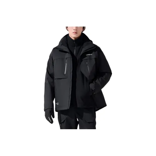 TOREAD Водонепроницаемый Дышащий And Водоотталкивающий Термозащитный Ветровка Мужской Черный