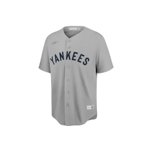 Nike MLB Коллаборация New York Yankees Бейсбольная куртка New York Yankees Мужская Элегантная Серый