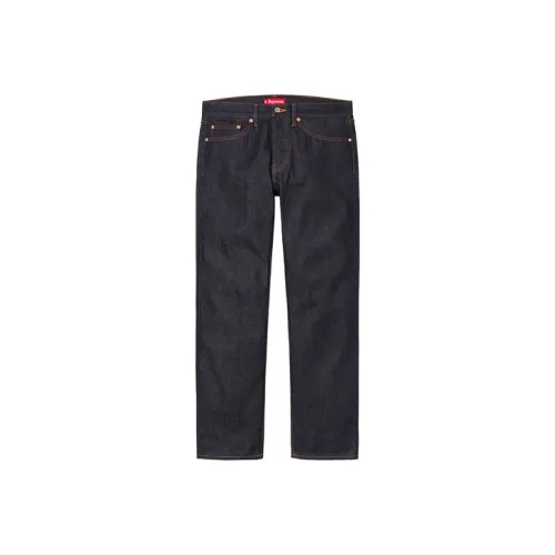 Supreme SS21 Джинсовый синий Унисекс Джинсы