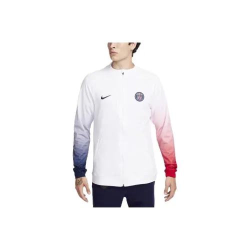 Nike Paris Saint Germain ACADEMY Pro Гостевой Куртки и Пальто Мужской Белый