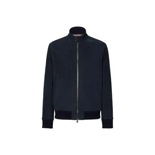 JACOB COHEN Нубук Aviator Куртка Куртки и Пальто Мужской Navy Синий