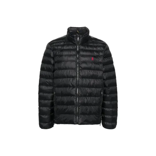 Polo Ralph Lauren FW24 Хлопковый пуховик Мужской Черный