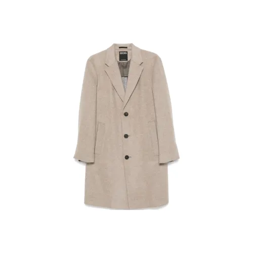 Ermenegildo Zegna Тауповый Мужской Пальто