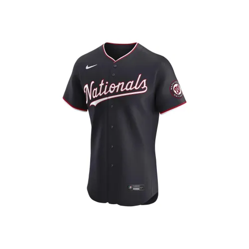nike x MLB Dri Fit ADVWashington FW24 Бейсбольная куртка Мужская Морской синий