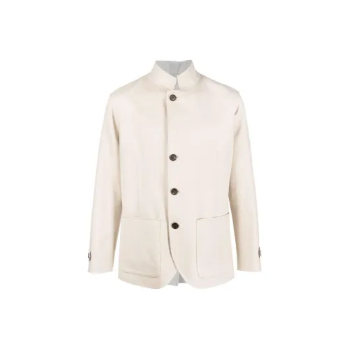 Eleventy FIRSTCLASS Made IN Italy Куртки Пальто Унисекс Миндально-бежевый