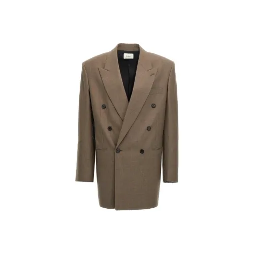 SAINT LAURENT Куртки и Пальто Мужской Коричневый