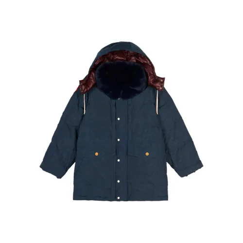 Brain Dead FW24 Морской синий Унисекс Пальто