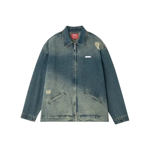 SPRAYGROUND Куртки Пальто Унисекс Джинсовый Синий