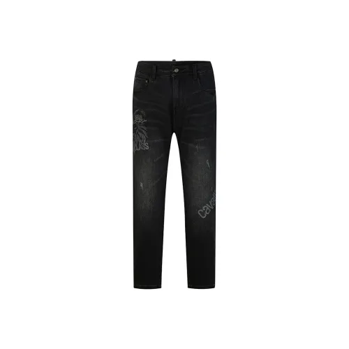 Cavalli Class Мужские Черные Джинсы